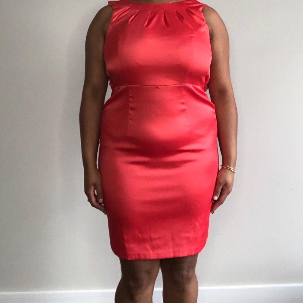 DRESS BARN Salmon dress